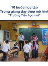 10 bước học tập Trong giảng dạy theo mô hình Trường Tiểu học mới